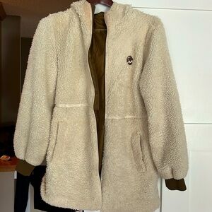 ZYIA white teddy coat